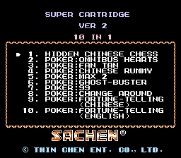 Super Cartridge Ver 2 - 10 in 1