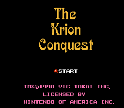 The Krion Conquest