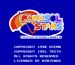 Parasol Stars - The Story of Bubble Bobble III