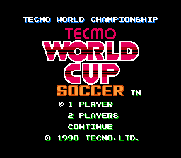 Tecmo World Cup Soccer