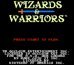Wizards & Warriors