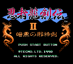 Ninja Ryuuken Den II - Ankoku no Jashin Ken