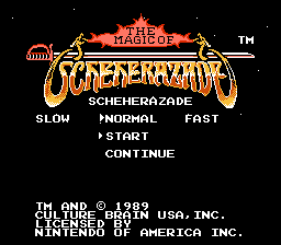 The Magic of Scheherazade