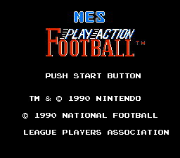 NES Play Action Football