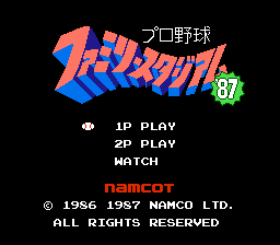 Pro Yakyuu - Family Stadium '87