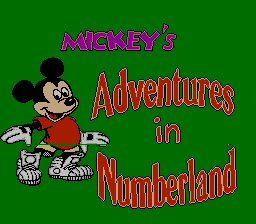 Mickey's Adventure in Numberland