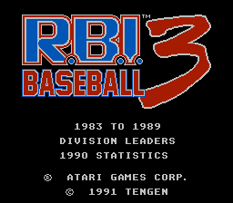 R.B.I. Baseball 3