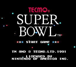 Tecmo Super Bowl