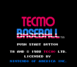 Tecmo Baseball