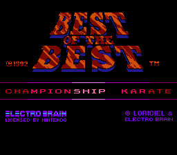 Best of the Best - Championship Karate