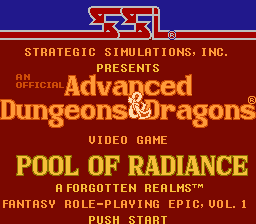 Advanced Dungeons & Dragons - Pool of Radiance