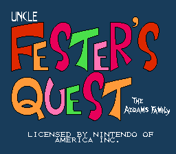 Fester's Quest