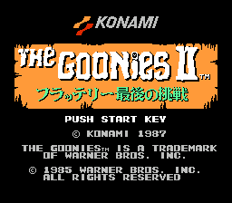 The Goonies II - Fratelli Saigo no Chousen