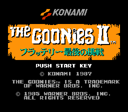 Goonies 2 - Fratelli Saigo no Chousen