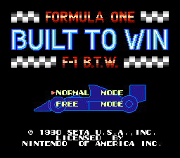 Formula One - Built to Win