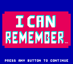 Fisher-Price - I Can Remember