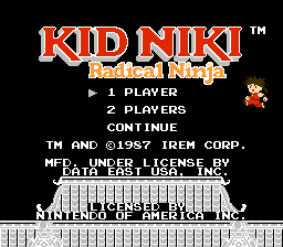 Kid Niki - Radical Ninja