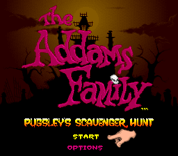The Addams Family - Pugsley's Scavenger Hunt