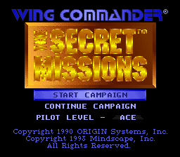 Wing Commander - The Secret Missions