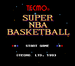 Tecmo Super NBA Basketball