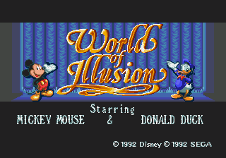 World of Illusion Starring Mickey Mouse and Donald Duck