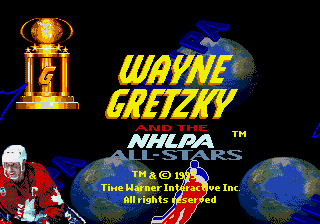 Wayne Gretzky and the NHLPA All-Stars