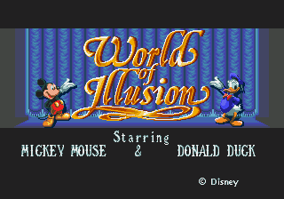 World of Illusion starring Mickey Mouse & Donald Duck