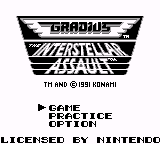 Gradius - The Interstellar Assault