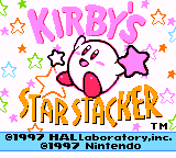 Kirby's Star Stacker